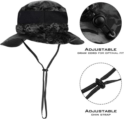 KastKing Sol Armis UPF 50 Boonie Hat - Sun Protection Hat, Fishing Hat, Beach & Hiking Hat, Paddling