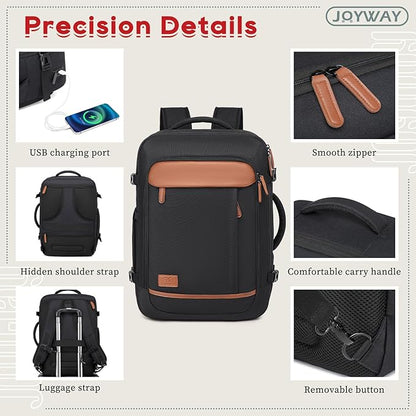 Joyway Expandable Luggage Sets 5 Piece, Lightweight Hard Shell Travel Suitcase Set with Spinner Wheels and TSA Lock