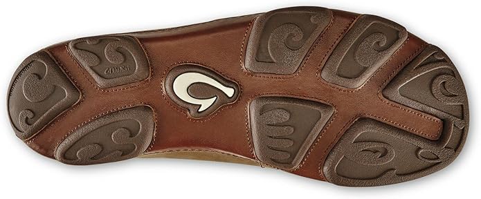 OLUKAI Moloa Men's Premium Leather Shoes, Easy Slip On & Off Design, Casual & Versatile Loafer, Drop-in Heel & Enhanced Traction