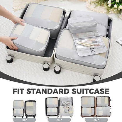 BAGAIL 9 Set Packing Cubes Luggage Packing Organizers for Travel Accessories