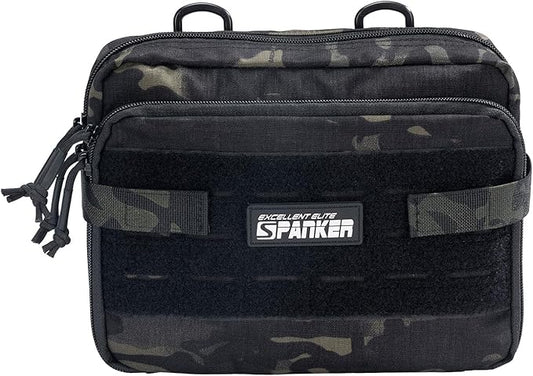EXCELLENT ELITE SPANKER Tactical Molle Admin Pouch Utility Organizer EDC Medical Bag Utility EDC Tool Pouch with Shoulder Strap Attachment Pouches Waist Bag