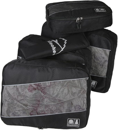 5 Set Packing Cubes for Travel Large Suitcase Luggage Organizer Bags Travel Accessories Vacation 4 Cubes 1 Laundry Pouch Bag