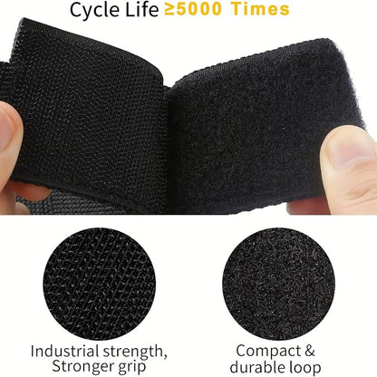 130lbs Cord Holder Storage Straps - 4 Pcs - Storage Wrap Holder Extension Hook and Loop Cord Hose Organizer Strap with Carrying Handle