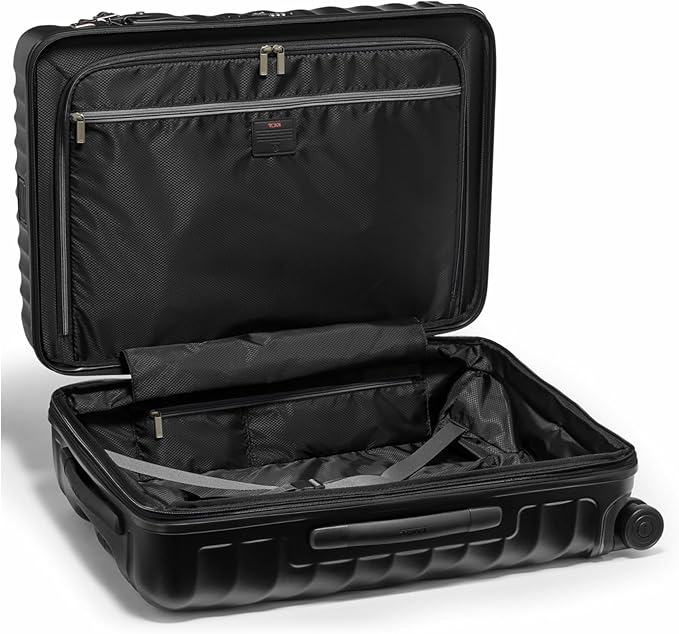 Tumi Suitcase Official Authentic 19 Degree Short Trip Expandable 4 Wheel Packing Case, Black, 26