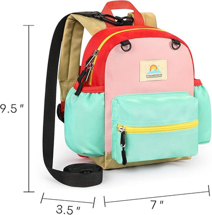 STEAMEDBUN Backpack Leash for Toddlers 1-3: Baby Backpack with Leash for Boys Girls - Anti-Lost Harness for Walking