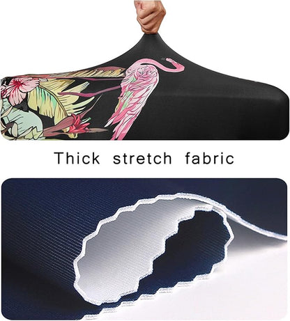 WUJIAONIAO Travel Luggage Cover Baggage Suitcase Cover Protector Skins 18-32 Inch (Flamingo A23, S (for 18-20 inch luggage))