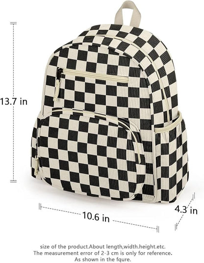Corduroy Toddler Backpack for Boys 2-5, Cute Kids Backpacks Boys - Preschool Kindergarten Backpack 13.7" H Fit Folder