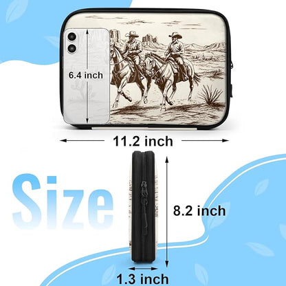 Cable Organizer Desert Cactus Cowboys Electronics Travel Organizer Case Tech Accessories Pouch Waterproof Cord Storage Bag for Power Bank Charger Phone Earphone