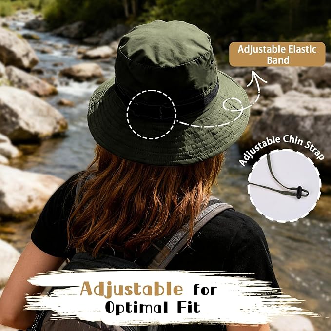 Sun Bucket Hat for Men Women Fishing Beach Safari Hats for Golf Hiking Hunting Outdoor UPF 50+