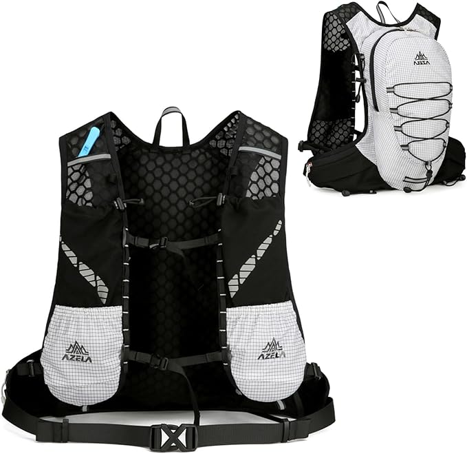 Azarxis Hiking Hydration Vest Pack Running Backpack Lightweight Daypack for Marathon Cycling Biking Trail Race Rave