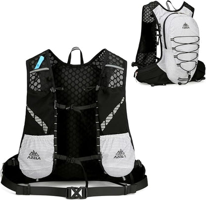 Azarxis Hiking Hydration Vest Pack Running Backpack Lightweight Daypack for Marathon Cycling Biking Trail Race Rave