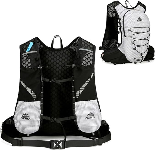 Azarxis Hiking Hydration Vest Pack Running Backpack Lightweight Daypack for Marathon Cycling Biking Trail Race Rave