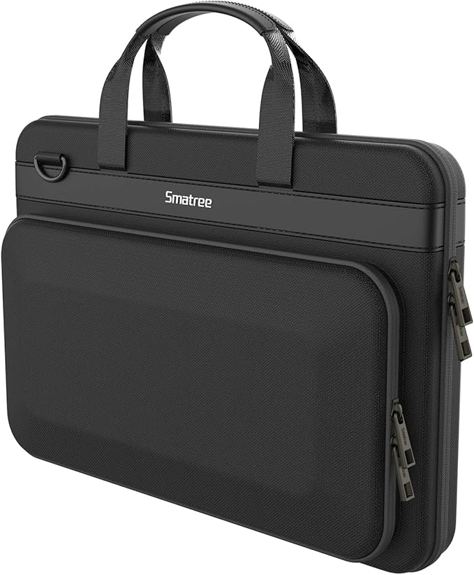 Smatree Hard Laptop Handbag Sleeve for 14.2 inch Macbook Pro M5 2025/M4 2024/M3 2023 A2918/A2992, 13 inch MacBook Air M4 2025/M3 2024/2022, 14inch Acer Swift 3/ideapad Laptop Carrying Bag