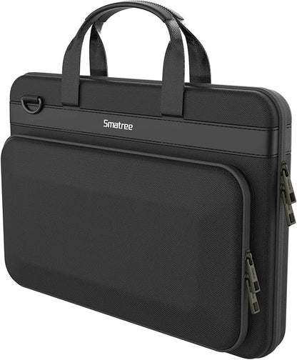 Smatree Hard Laptop Handbag Sleeve for 14.2 inch Macbook Pro M5 2025/M4 2024/M3 2023 A2918/A2992, 13 inch MacBook Air M4 2025/M3 2024/2022, 14inch Acer Swift 3/ideapad Laptop Carrying Bag