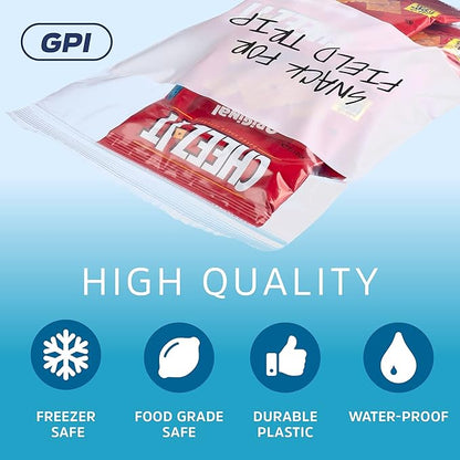 Clear Plastic Reclosable Zip Bags - Bulk GPI Case of 1000 6" x 9" 2 mil Thick Strong & Durable Poly Baggies With Resealable Zip Top Lock For Travel, Storage, Packaging & Shipping.