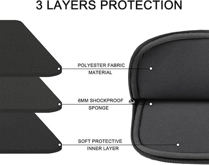 Askuko Laptop Sleeve 14 inch, Durable Carrying Bag Shockproof Protective Case Cover, Handbags Briefcase Laptop Bag Compatible with 14" MacBook Air/Pro HP Asus Lenovo Notebook Computer, Grey