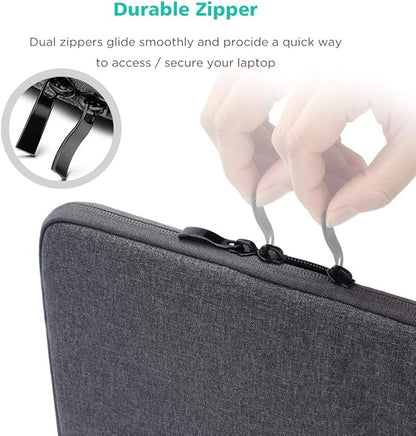 NIDOO 12" 13" Laptop Sleeve Case for 13" 13.6" MacBook Air 13 M3 2024/12.9" iPad Pro M1 M2 / Surface Pro 7 8 9 X/ 13.4" Dell XPS 13/13“ Yoga 6 / ThinkBook X/HP EliteBook / 12.4" Galaxy Tab