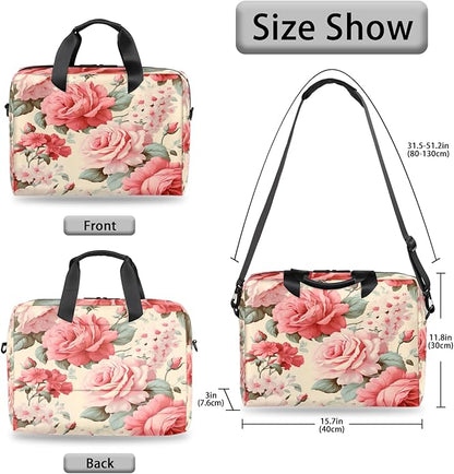 Laptop Bag Bohemian Mandala Laptop Satchel Briefcase Adjustable shoulder Carrying for MacBook Pro 16 inch