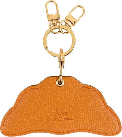 Sonix Keychain Case Compatible with Apple AirTag | Protective AirTag Cover Keychain Charm | Croissant