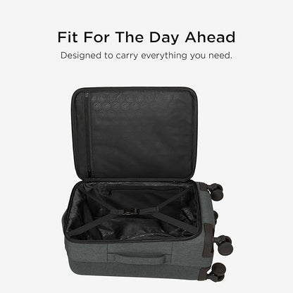 TravisMathew Quad Carry-On Spinner TMB400, Graphite Heather
