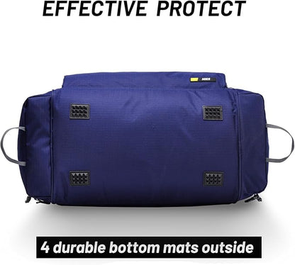 MIER Large Gym Bag for Men Sports Duffle Bag with Shoe Compartment 60L Lightweight Duffel Bags for Workout Fitness Travel