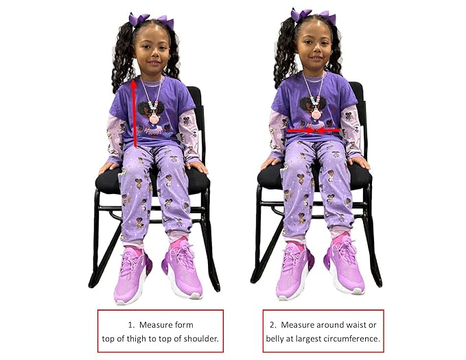 RideSafer - Small Blue, Lightweight, Compact, Portable Car Seat - Perfect for Travel and Everyday Child Safety (Pack of 6)