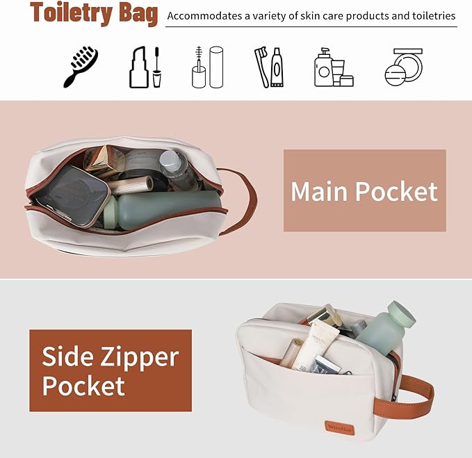 5-Piece Lightweight Luggage with Backpack Sets, ABS+PC Hard Shell Suitcase with TSA Lock & YKK Zipper (White, 20in/24in/28in/BP/TB)