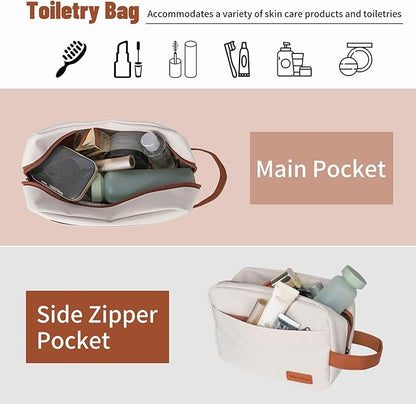 5-Piece Lightweight Luggage with Backpack Sets, ABS+PC Hard Shell Suitcase with TSA Lock & YKK Zipper (White, 20in/24in/28in/BP/TB)
