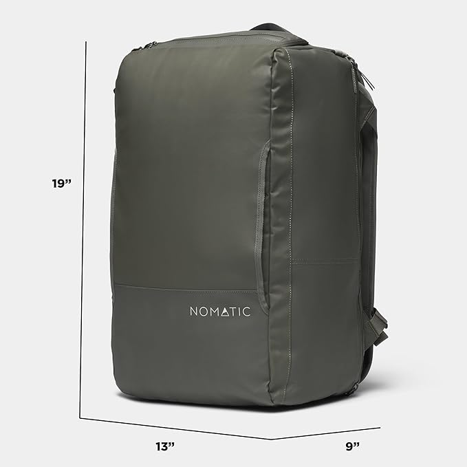 NOMATIC 30L Travel Bag- Convertible Duffel/Backpack, Carry-on Size for Airplane Travel, Everyday Use Laptop Bag,TSA Compliant