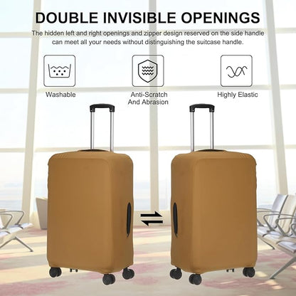 uxcell Travel Luggage Cover, Washable Suitcase Covers for Luggage Anti-scratch Suitcase Protector Elastic Baggage Protective, Fits 29-32 Inch Suit Case, Coffee