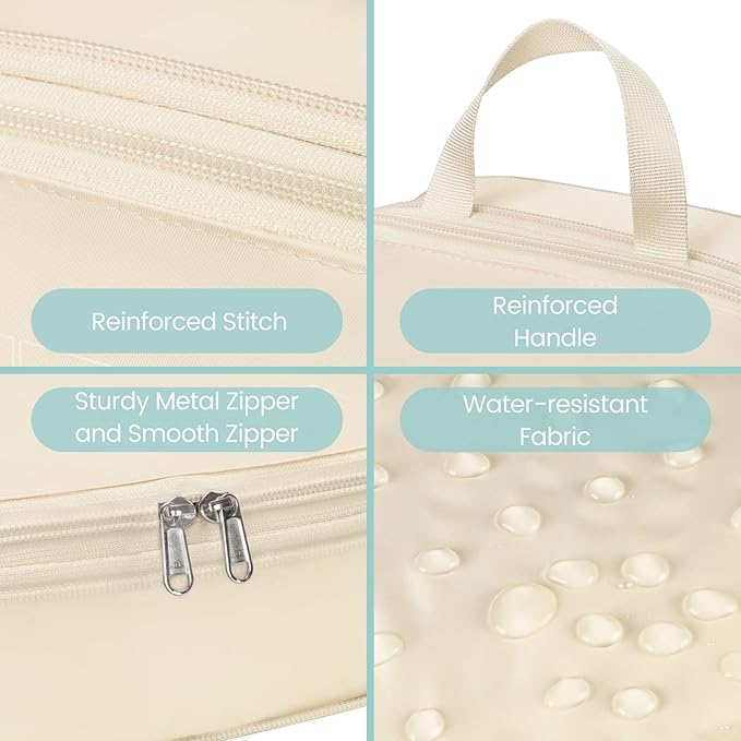 Cambond Compression Packing Cubes for Travel Women - Expandable Travel Bags Luggage Organizers Travel Essentials Compression Cubes for Travel Carry on Suitcases Organizer