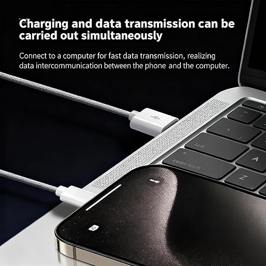 USB Cable PD Fast Charger (USB C to C Braid Blue),Phone Data Cable, Fast Charging Cable, 39-inch, Density-Mixed Braided Body, Compatible with Almost All Type-C Devices.