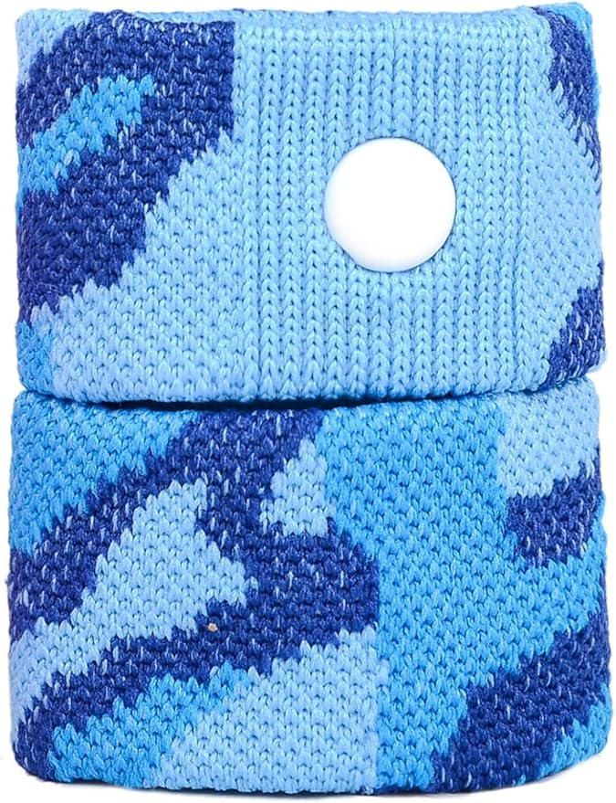 P6 Health Original Natural Anti-Nausea Relief Motion Car Sea Sickness Relief Wrist Bands for Adults (1 Pack, Blue)