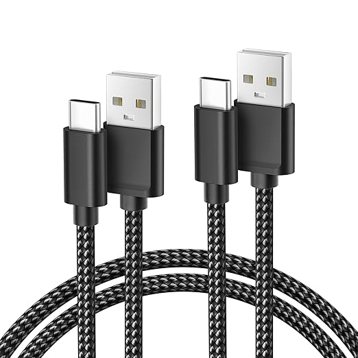 Basesailor Charger Cable for AirPods Pro 3 4/4th Generation 3.3FT 2Pack,USB Type C Charging Cord for Apple AirPods Max 2024 Headphone (Only Charge),Pro 2/2nd 2023 Wireless Earbuds,iPhone 17 16 15 Plus