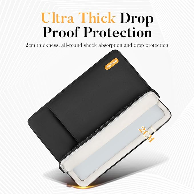 Laptop Sleeve Case Bag Compatible with MacBook Air Pro, 13-13.3 inch Notebook, Compatible with acBook Air/pro 13 / Pro 14, HP Dell ASUS Lenovo Notebook