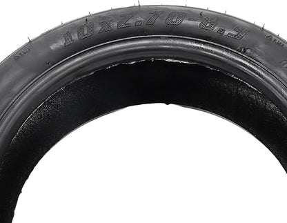 10x2.70-6.5 Tubeless Tire, Vacuum Tyres for 10 Inch Scooter Wheel, 70/65-6.5 Electric Scooter Tires Wear-Resistant Thickened Balance Scooter Wheels Replacement parts