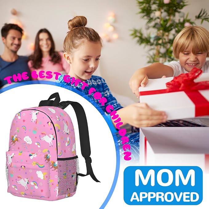 Kids Backpack for School Elementary Lightweight Cute Students Bookbag for Teens Boys Girls School Bag