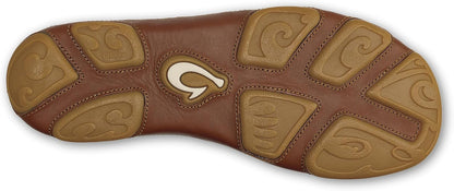 OLUKAI Moloa Men's Premium Leather Shoes, Easy Slip On & Off Design, Casual & Versatile Loafer, Drop-in Heel & Enhanced Traction