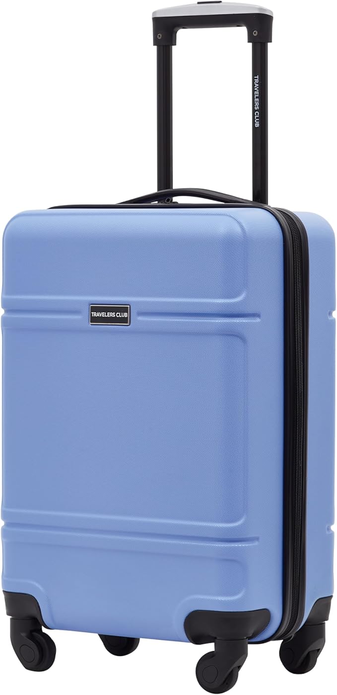Travelers Club Skyline 20" Carry-On Spinner Luggage, Skyline Blue