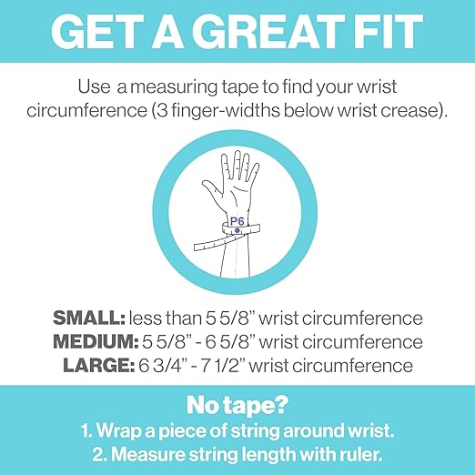 Blisslets Acupressure Relief Band - Cecilia Duo (Medium) - Motion Sickness Bands and Nausea Relief for Pregnant Women | Travel, Pregnancy, Cruise