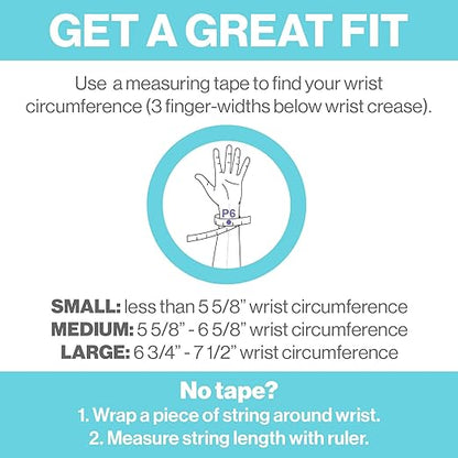 Blisslets Acupressure Relief Band - Edith Duo (Small) - Motion Sickness Bands and Nausea Relief for Pregnant Women | Travel, Pregnancy, Cruise