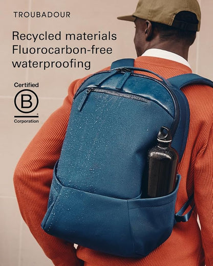 Troubadour Apex 3.0-22L Premium Laptop Backpack - Ergonomic & Water Resistant - Designed for Work and Travel - Air Force Blue