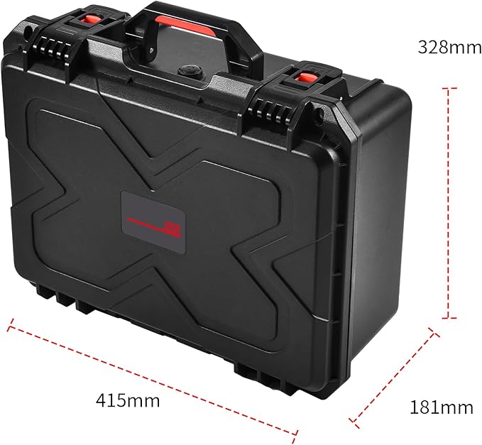Camera Hard Cases DSLR SLR Lenses Waterproof Travel Weatherproof Protection Dividers For DJI Mavic/Air/Mini Drones for Sony FE 400-800mm f/6.3-8 G OSS For Gopro (Only Case) 16.2x12.8x7inch