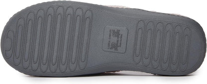 Laura Ashley Ladies Spa Rugged Slippers With Memory Foam Insole
