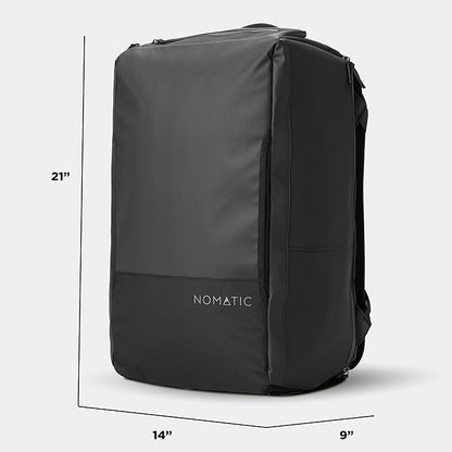 NOMATIC 30L Travel Bag- Convertible Duffel/Backpack, Carry-on Size for Airplane Travel, Everyday Use Laptop Bag,TSA Compliant