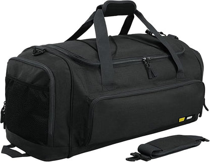 MIER Large Gym Bag for Men Sports Duffle Bag with Shoe Compartment 60L Lightweight Duffel Bags for Workout Fitness Travel