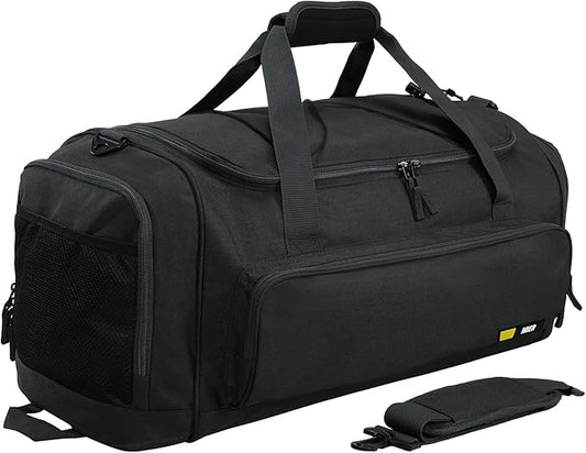 MIER Large Gym Bag for Men Sports Duffle Bag with Shoe Compartment 60L Lightweight Duffel Bags for Workout Fitness Travel