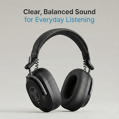 TREBLAB U5 - ANC Headphones for Travel & Focus, Hybrid Active Noise Cancelling, Up to 45H Playtime, Comfortable Over-Ear Design, Bluetooth Headphones for Work, Flights & Daily Use