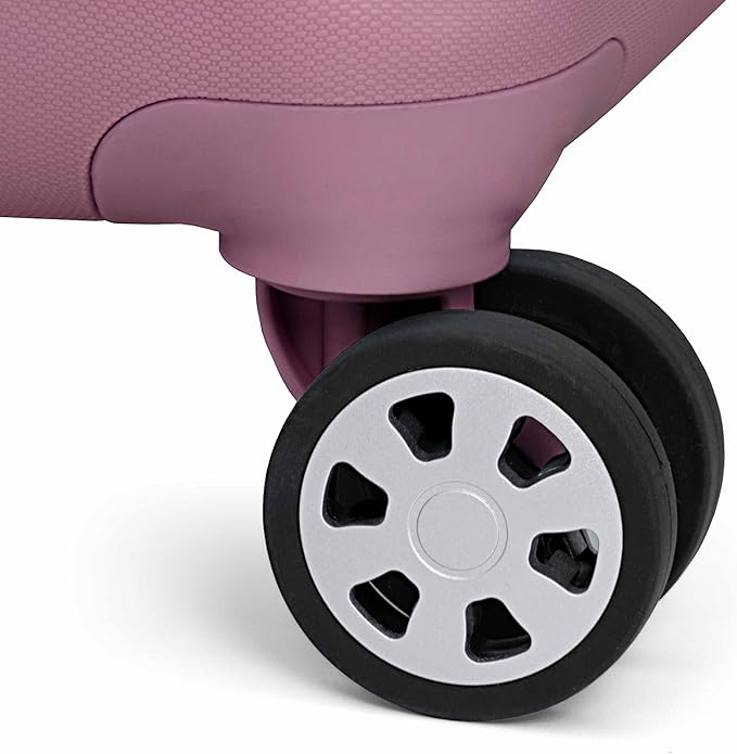 Traveler's Choice Pagosa Indestructible Hardshell Expandable Spinner Luggage, Mauve, 30-Inch Large