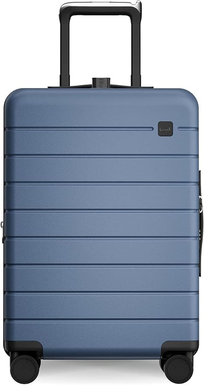 LUGGEX Carry On Luggage HUP3, Hardshell Suitcase with DiHook, Handy Pouch, 20 inch Expandable Suitcases Airline Approved TSA Lock, with Spinner Wheels (HX-Core)